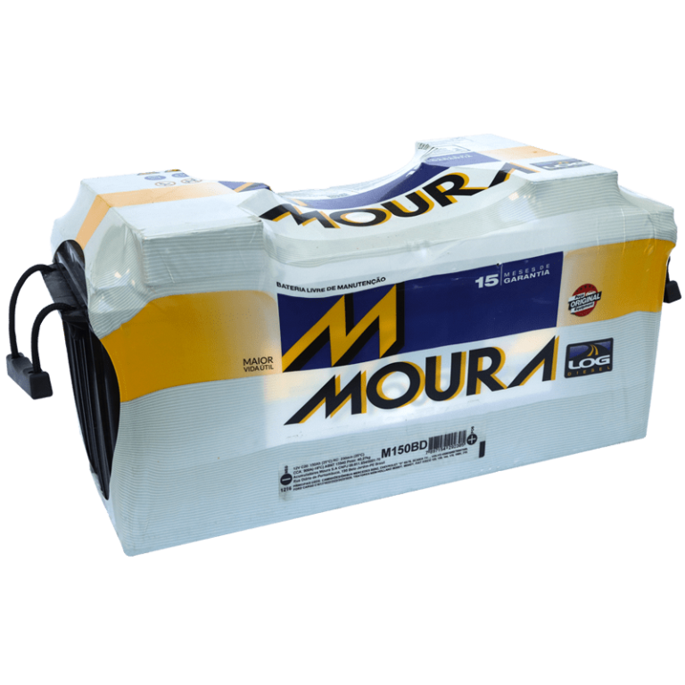 Bateria Moura M150BD 150Ah - Polo Direito - R4Nautic